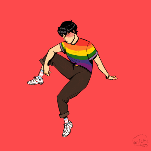 dickpuncherdraws - happy pride! here are the individual versions...