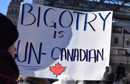 Went to the Unite Against Islamophobia counter-protest on Sunday. It was organized to counter anothe