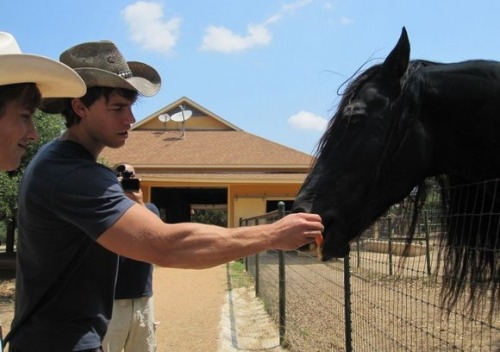 For now he’s just visiting the Ranch, but one summer he’ll call it home.