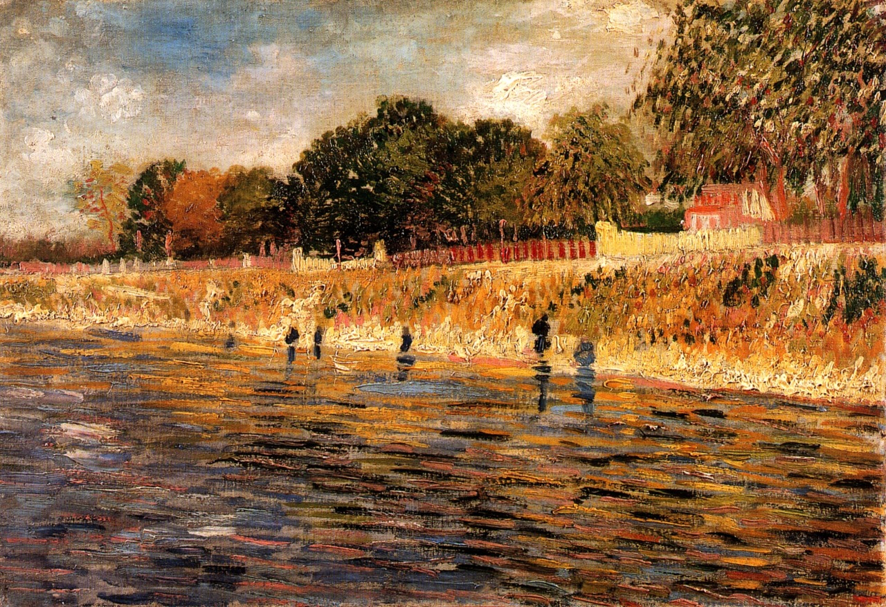 vincentvangogh-art:  The Banks of the Seine, 1887 Vincent van Gogh Buy Artwork by