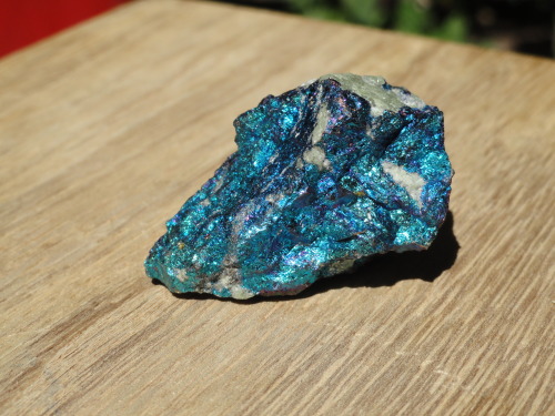 Bornite Cu5 Fe S4  -  02.BA.15 (Strunz)(from Zacatecas, Mexico) Here we have a very colorful specime