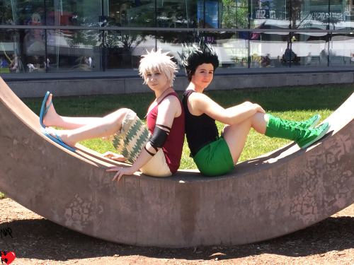 More Gon and Killua’s Otakon Matsuri Date photos~! &lt;3Gon: http://amisgurumis.tumblr.com/Photograp