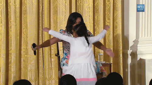 prepfordwife:  whitehouse:  “You guys are awesome. You really are. You’re very bright. And just remember, you can do anything that you put your mind to.” —The First Lady to kids celebrating Take Our Daughters and Sons to Work Day at the White