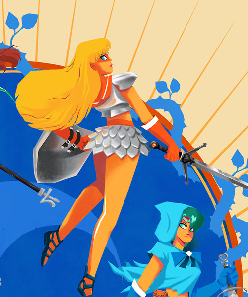 monkeysaysficus:  pikipouet:  Hi ! Here are some close ups of our Sailor Moon fanart