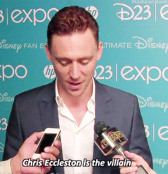 madisonyork:Tom Hiddleston on Loki [x]