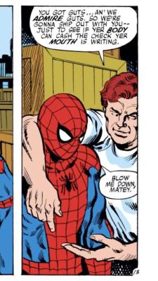 There is no heterosexual explanation for this.[ I wish we talked more so I could share my impressive collection of Out-of-Context Spider-Man](docjackal) excuse me what the fuck did i just read