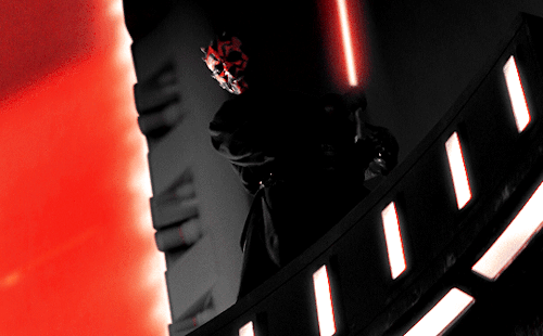 Darth Maul Wielding Different Lightsabers, Featuring: His Original Double-bladed Lightsaber, The Working