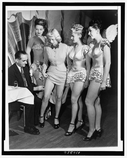 XXX locpix:  Showgirls get the needle..  photo