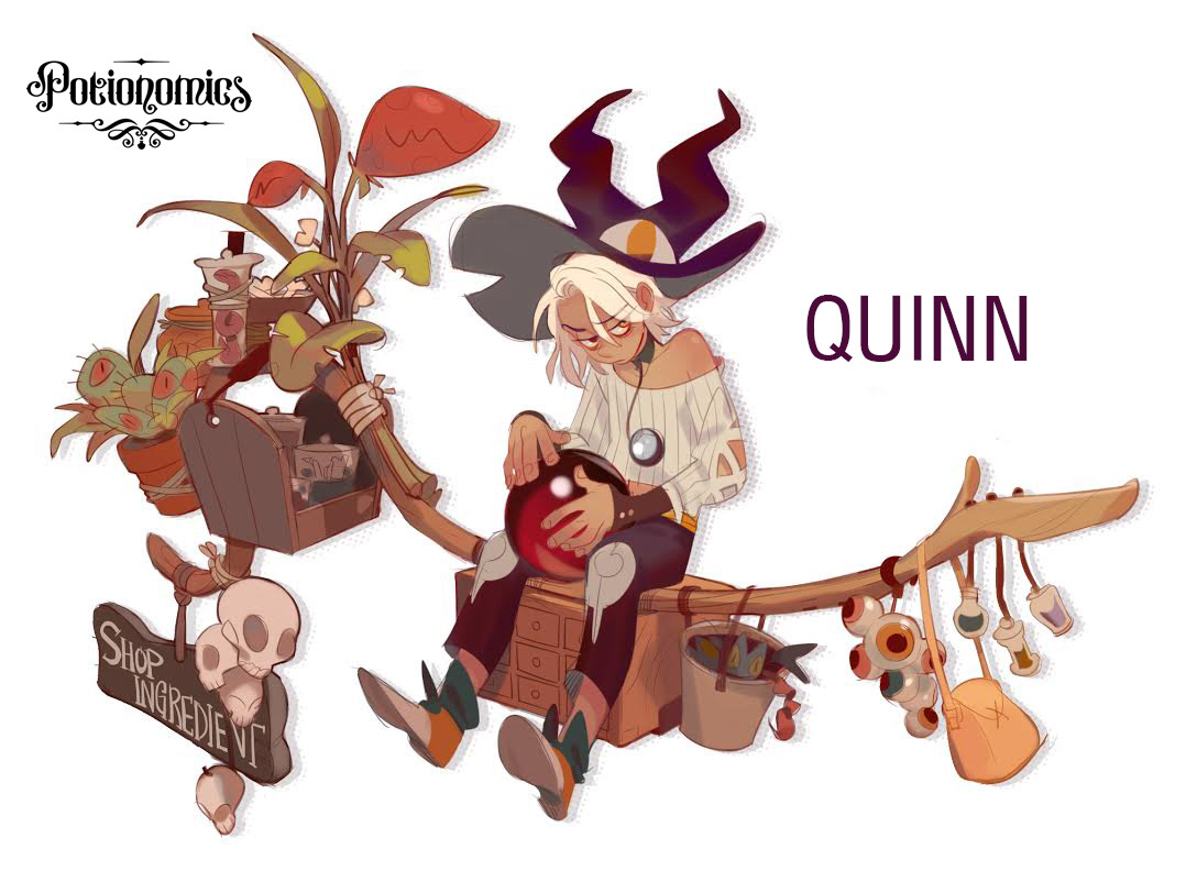 PotionomicsGame — Introducing the final concept for Quinn, a