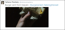 clonesbians:  tatiana and her love for burgers