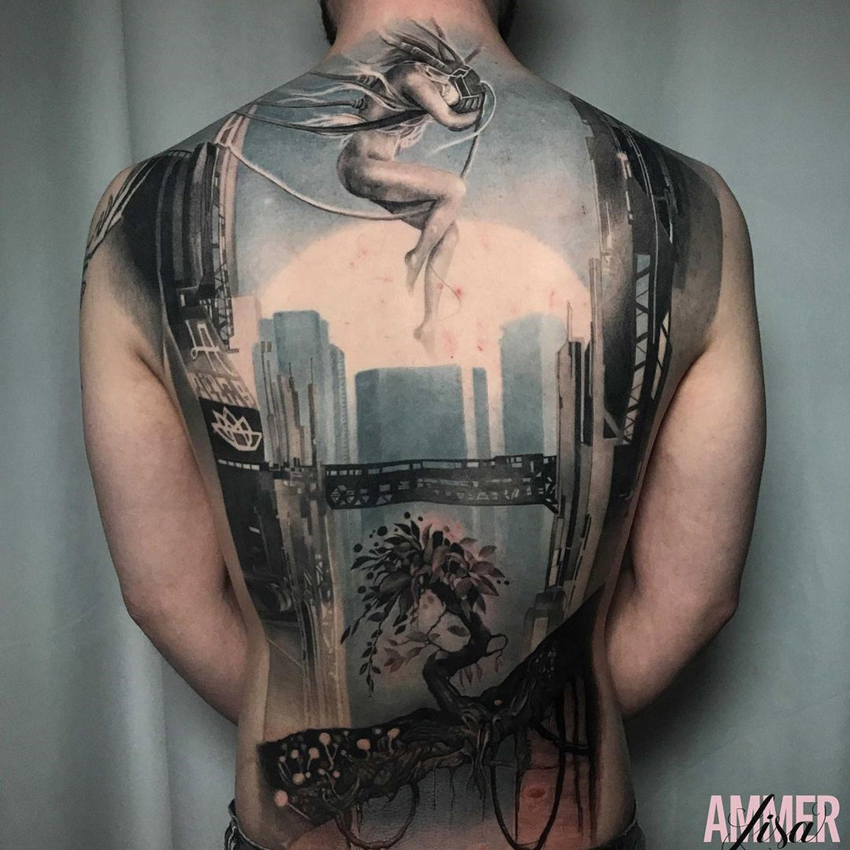 Tattoo Ideas — Cyberpunk Tattoo by Lisa Ammer, an artist at Opus...