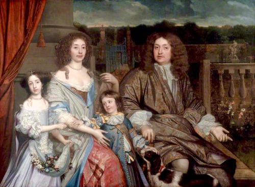 John Michael Wright (London, 1617 - 1694); The family of Sir Robert Vyner, 1673; oil on canvas, 195 x 144 cm; National Portrait Gallery, London