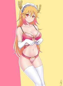 hentafutas22: Tohru in pink panties