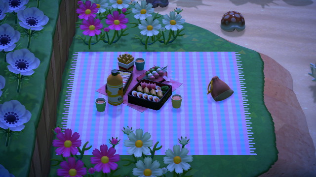 someone left their bag at the picnic! #acnh scenery #animal crossing new horizons #animal crossing#acnh#new horizions #animal crossing switch