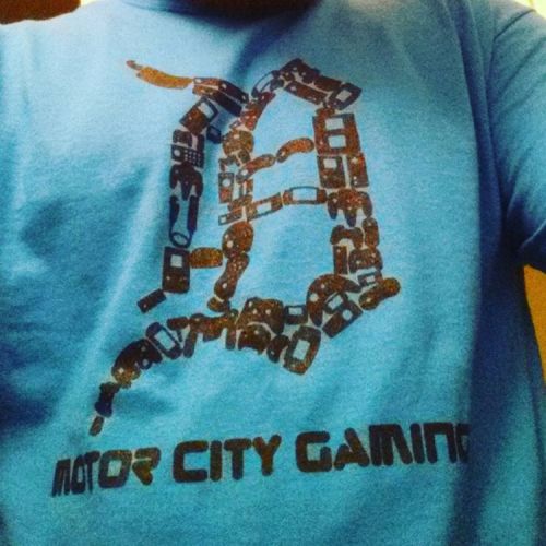 Rocking my brand new @motorcitygaming shirt #videogames #Nintendo #ps4 #playstation #detroit #gamers