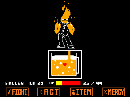 Porn photo Grillby Bonus Boss Fight (Genocide Run) (spoilers!)