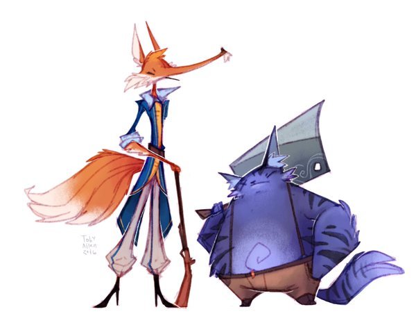 zestydoesthings:  The Fox and the Cat in Pinocchio are two of my favourite classic