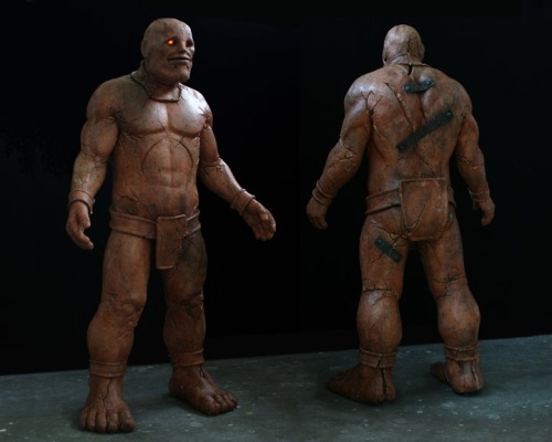 The golem “Mr. Pump” created for a 2010 Mini-Series “Going Postal”. #MonsterSuitMonday This creature