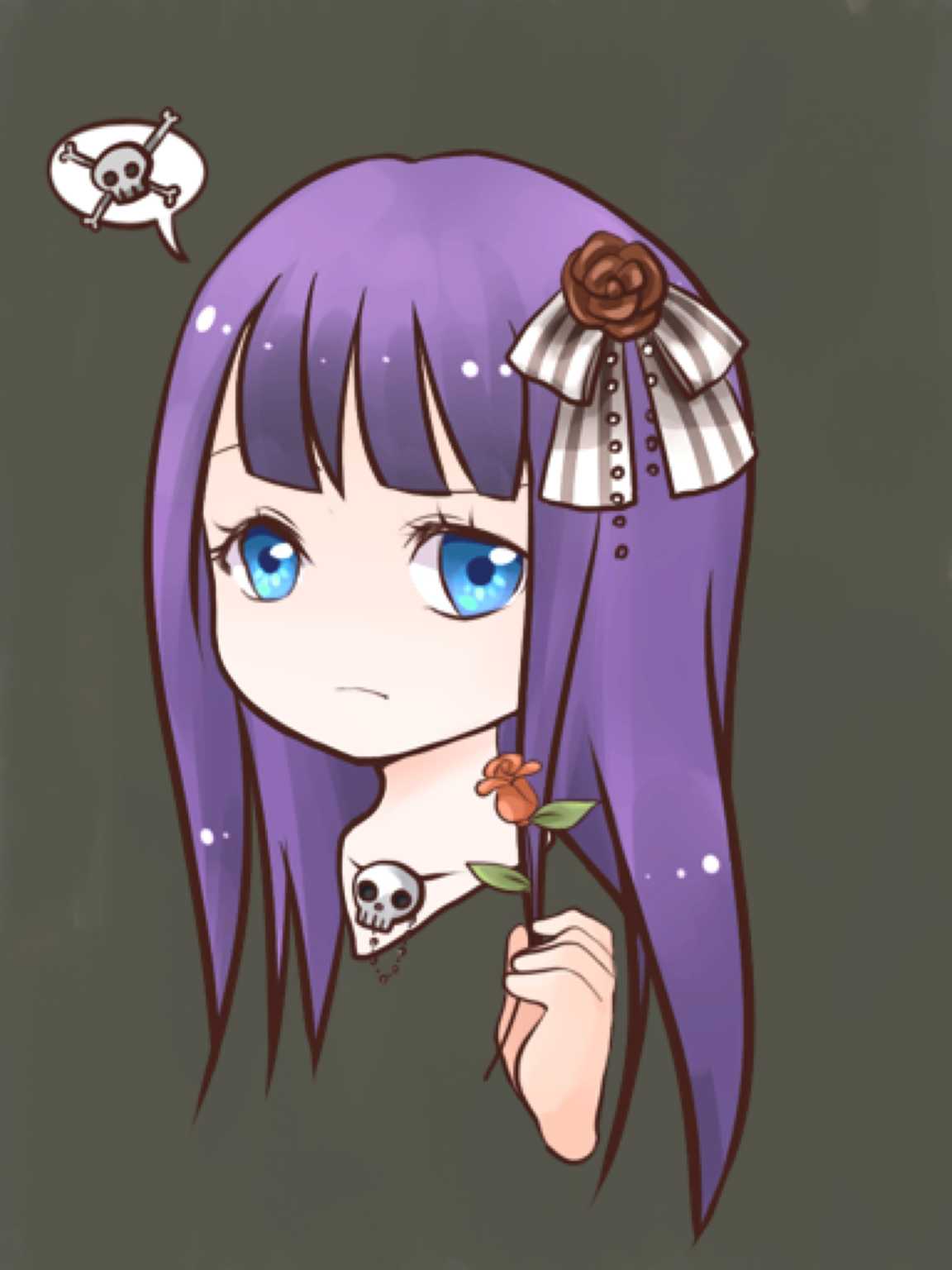 dysfunctionalgeekery:Chibi Abigail from Stardew Valley (my wife, duh).