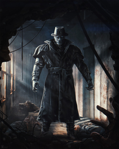 Horror: Freddy Krueger. Harry Warden. Tyrant Mr X.Evgenij Kungurwww.artstation.com/artwork