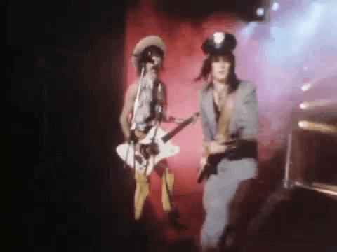 So I Really Like Making Gifs And I Made A Few Of Hanoi Rocks, These Are From The Up Around The Bend Music