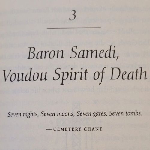 Ch3: Baron Samedi: When most folks think of Voudou they envision a flamboyant skeletal pimp or red-e
