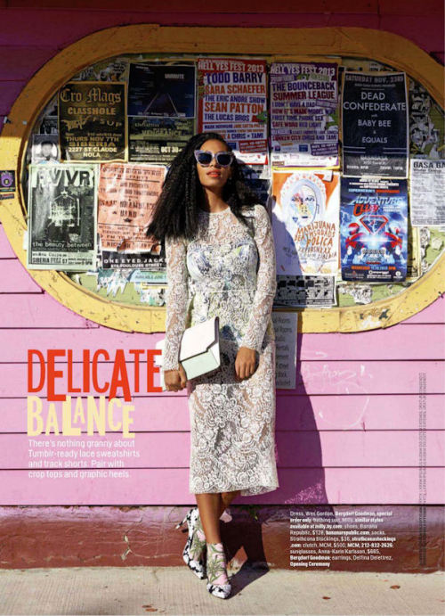 belle-ayitian:Solange Knowles Shows Off Her Spring Style In Cosmopolitan MagazineShe is modeling in 