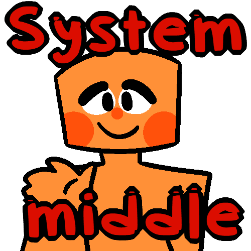 A system middle emoji for the teen altersFeel free to use in your servers and if you like what I do,