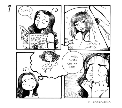 killedtheinnocentpeople:  This is so fucking accurate, having a very long hair is kinda annoying but I’ll never cut it