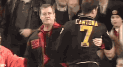 Eric Cantona Kick GIF