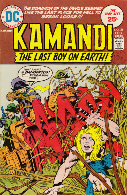 Kamandi No. 26 (DC Comics, 1975). Cover art porn pictures