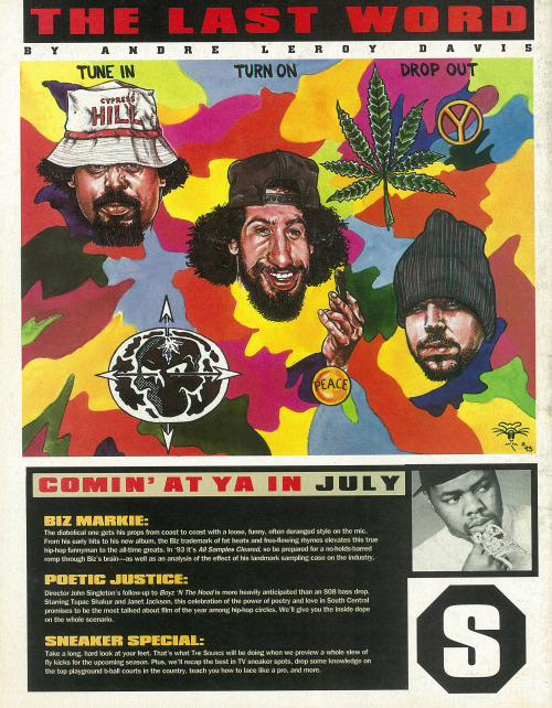 The Source Magazine, Issue #46, July 1993. Cypress Hill.