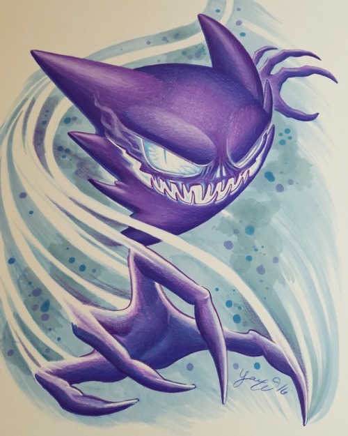 Haunter drawing I made for a client! Done with prismacolor markers