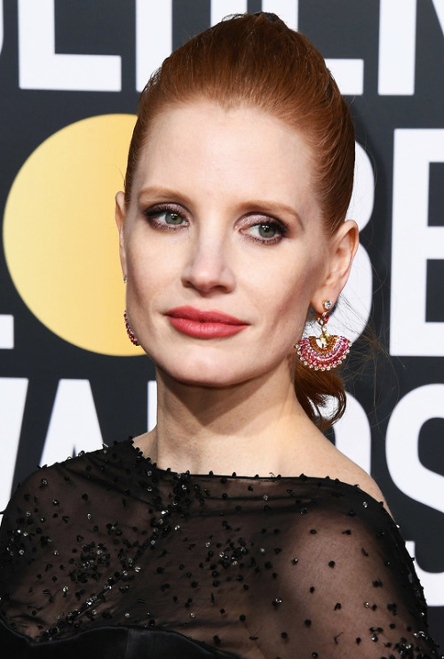 jessicachastainsource:Jessica Chastain at the 76th Annual Golden Globe Awards on January 6, 2019.