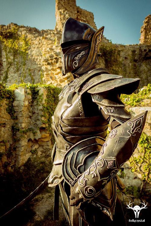 Porn cosplaysleepeatplay:Skyrim Armor Cosplay photos