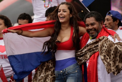 France Fans Downblouse