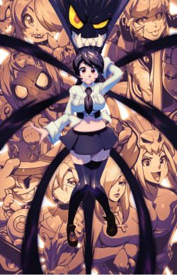 Robscorner:  Hey Hey! It’s That Skullgirls Illo I Did A Bit Back For The Skullgirls