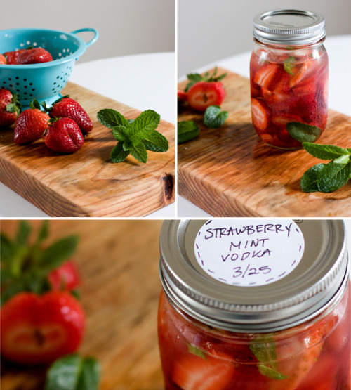 thecakebar:  D.I.Y | Homemade Infused Vodka Strawberry Mint Lemon Ginger Pomegranate | 