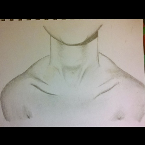 So I have this thing with collar bones and necks.