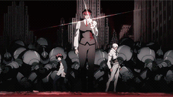 juhzou:    Graphic Request Meme:Kekkai Sensen + favorite libra member || requested