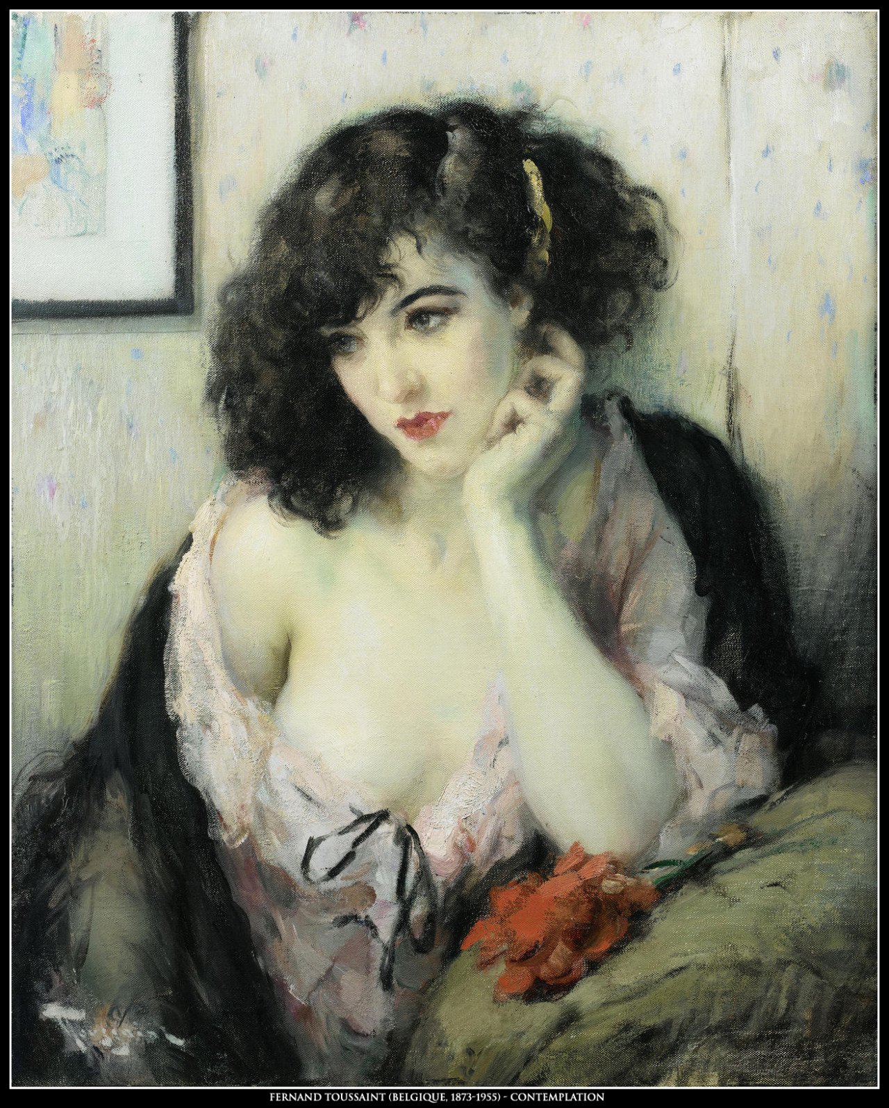 adhemarpo:  Fernand Toussaint (Belge, 1873-1956) - Contemplation