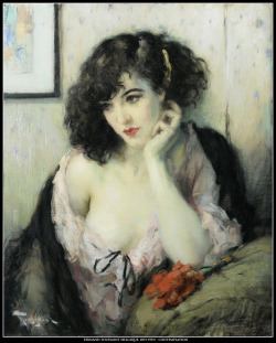 Adhemarpo:  Fernand Toussaint (Belge, 1873-1956) - Contemplation