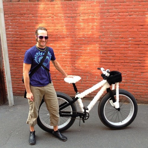 wearebend: Brandon Huston rides his bicycle for transportation #inbend and far away lands :) #bendbi