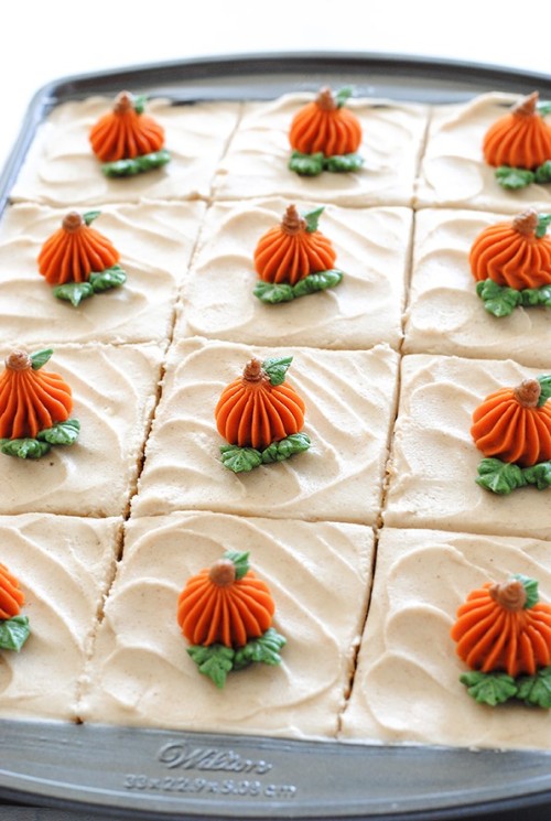 sweetoothgirl: PUMPKIN SHEET CAKE