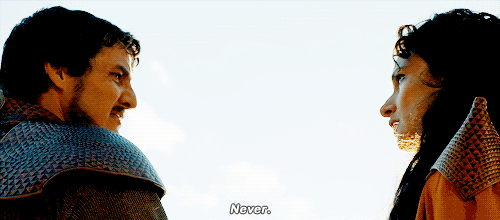 One more unusual couple that had me invested.Oberyn is strong minded man, who knows what he wants an