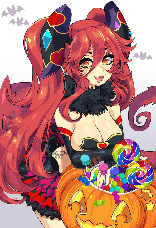 It’s Mym Dragalia Lost™ for your Halloween vibes.You can get uncensored & HD files on Patreon ea