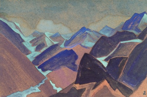 nicholasroerich: Glaciers of Lahaul, 1936, Nicholas Roerich