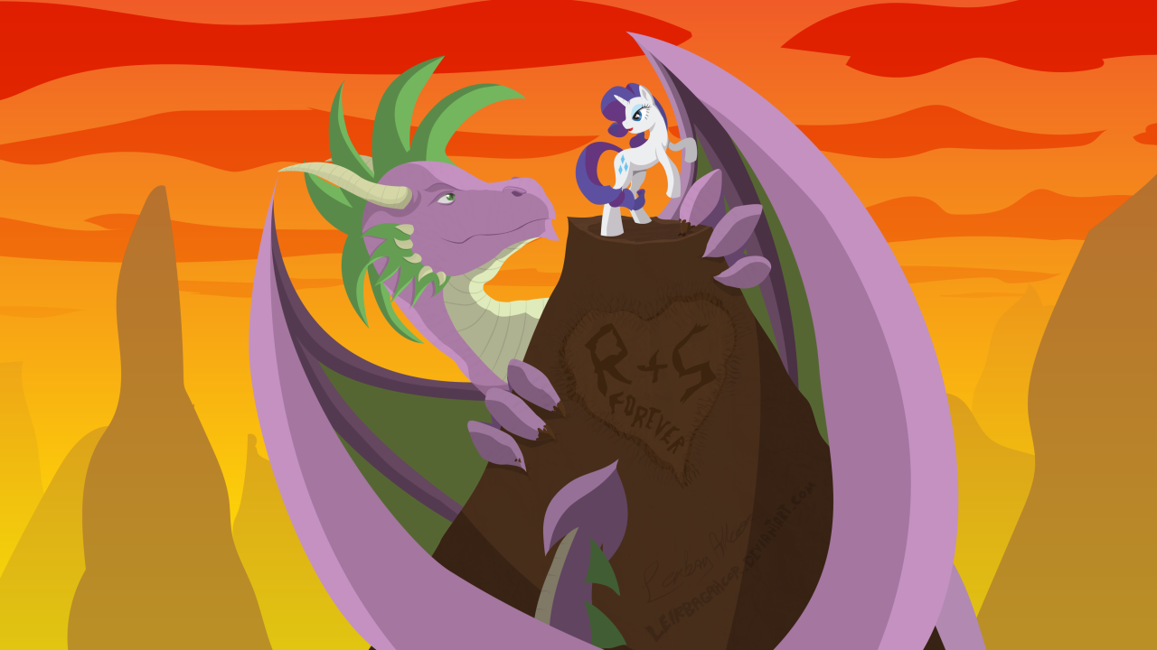 pia-chan:mlpfim-fanart:R + S Forever by LeirbagAhcor  &lt;3  ^w^