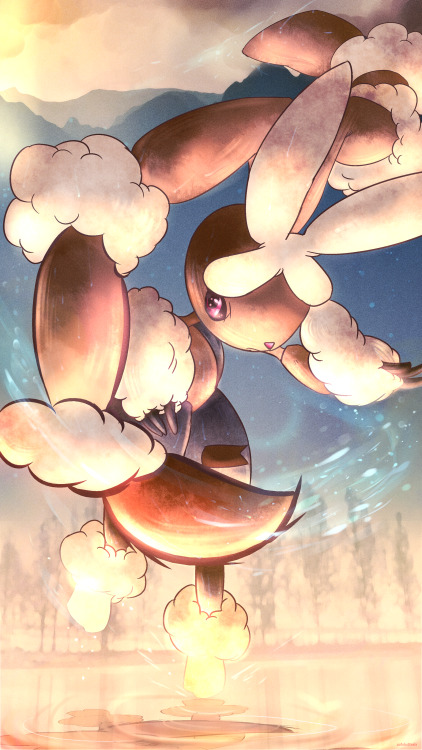 autobottesla:Day 333 - Mega Mimilop | メガミミロップ | Mega LopunnyMimilop can kick with immense strength, as a result of its training. It can use its ears to punch much like its Kalos brother Horudo. Mega Mimilop gets a boost in strength from