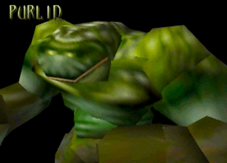 n64thstreet:  The pestiferous Purlin of Turok: Dinosaur Hunter, by Iguana/Acclaim. 